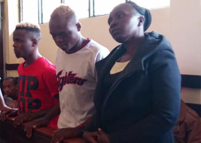 Joseph Ochieng, Rodgers Namkuro and Mary Amollo