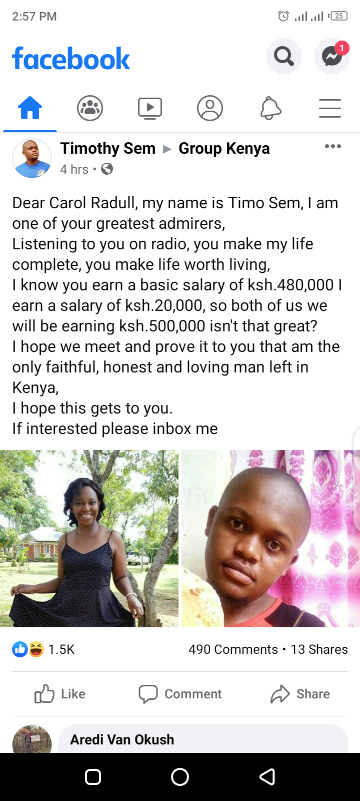 Carol Radull responds to man who publicly asked to marry her