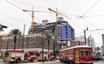 As Tropical Storm Forms, New Orleans to Use Explosives to Topple 2 Cranes