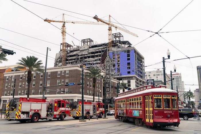 As Tropical Storm Forms, New Orleans to Use Explosives to Topple 2 Cranes