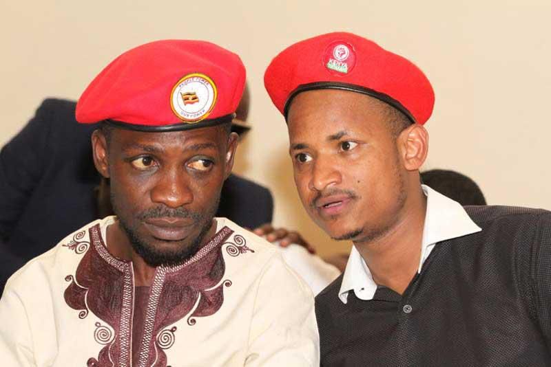 Ugandan legislator Bobi Wine and his Kenyan counterpart Babu Owino