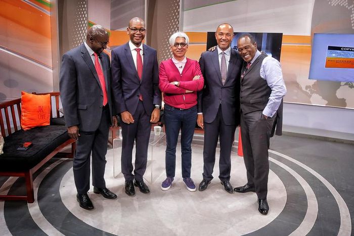 Lamin Manjang, Joshua Oigara, Bharat Thakrar, Peter Kenneth and Jeff Koinnage