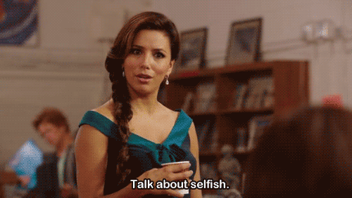 Selfish gif (WiffleGif)