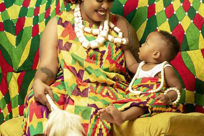 Bridget Achieng's son Sekani Rich looking all dapper as he turns 1 year old (Photos)