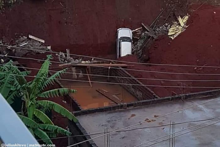 Residents in Ruaka Apartments forced to flee as wall collapses