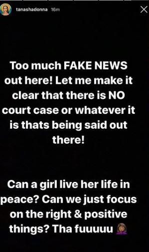 Tanasha Donna speaks on suing Diamond after alleged break up