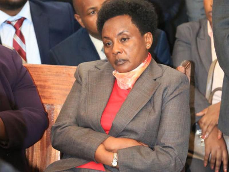 File image of DCJ Philomena Mwilu in court