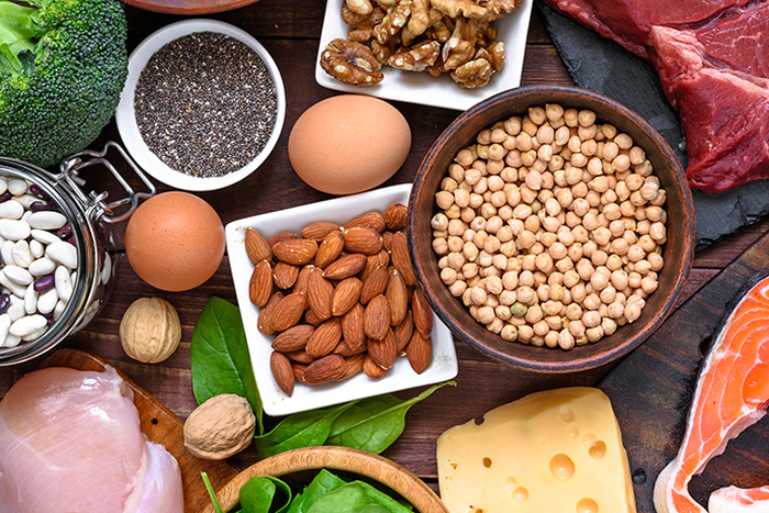 Eating protein-rich foods will help you put on weight