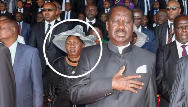 DP William Ruto's mother, Mama Sarah Cheruyoit, makes rare public appearance at Mzee Moi's funeral
