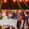 File image of comedians on Churchill show when the Churchill celebrated his 40th birthday