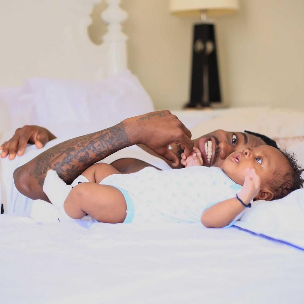 Diamond Platnumz and Tanasha Donna unveils son’s  Nasseb Junior face for the first-time (Photos)