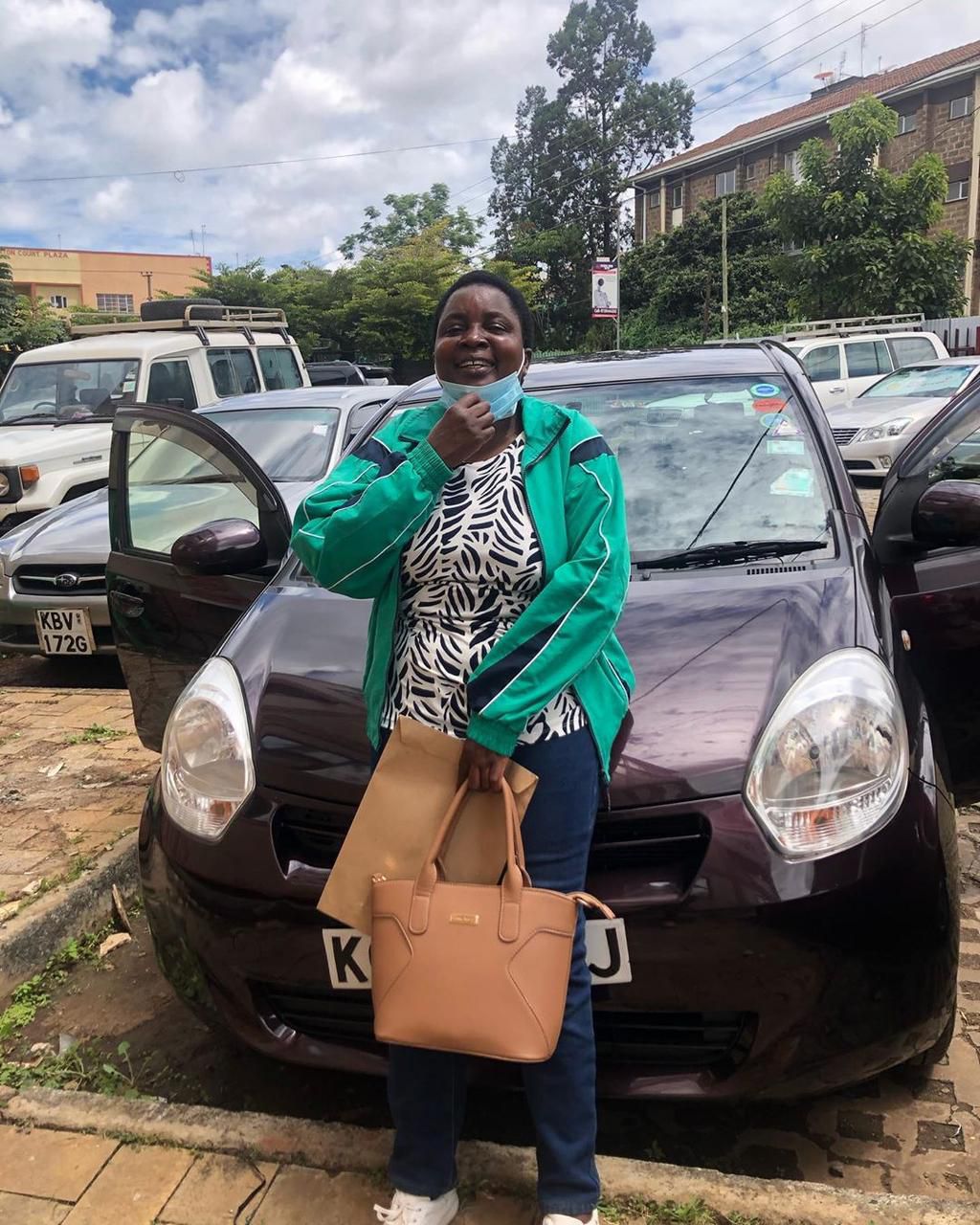 Nadia Mukami gifts her parents with a brand new car
