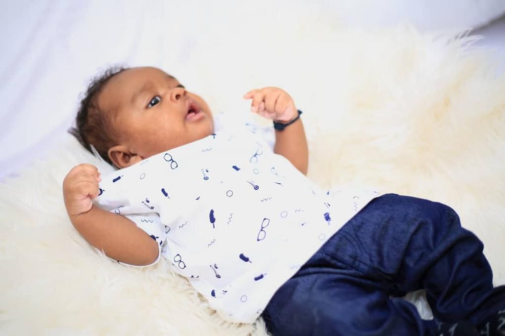 Diamond Platnumz and Tanasha Donna unveils son’s  Nasseb Junior face for the first-time (Photos)