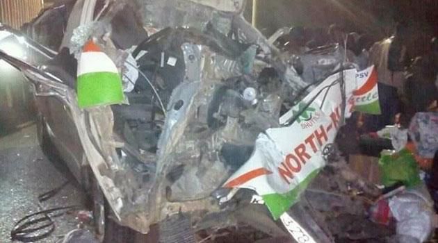 Remains of the North Rift Shuttle that was involved in an accident at Kikopey