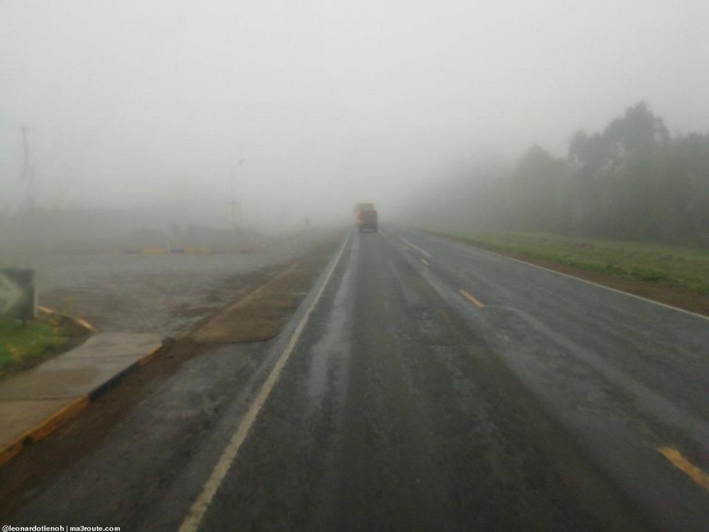 Mbukinya bus full of passengers rolls off the Kinungi black spot