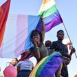 Proud: The LGBT parade in the Namibian capital Windhoek