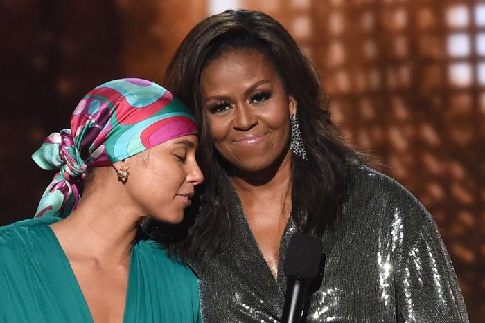 Michelle Obama stuns Grammys audience with surprise appearance