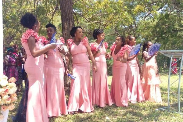 Pomp and color as KTN News anchor weds childhood friend in lavish wedding