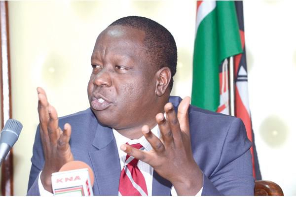 Interior Cabinet Secretary Fred Matiang'i
