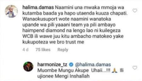 Harmonize responds to fan’s message over WCB exit