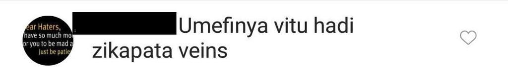 Sanaipei Tande on the spot over ill-fitting clothing