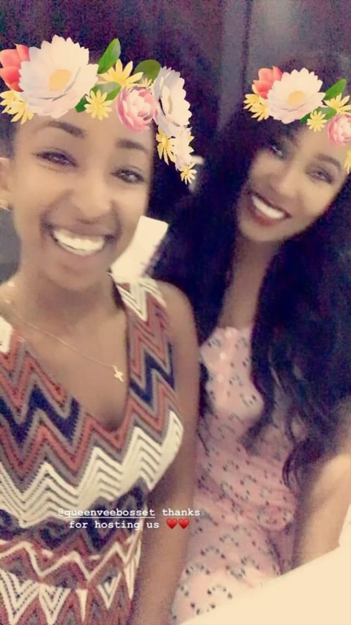 Vera Sidika with Natalie Tewa