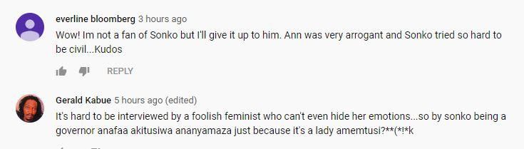 Comments from the punchline interview