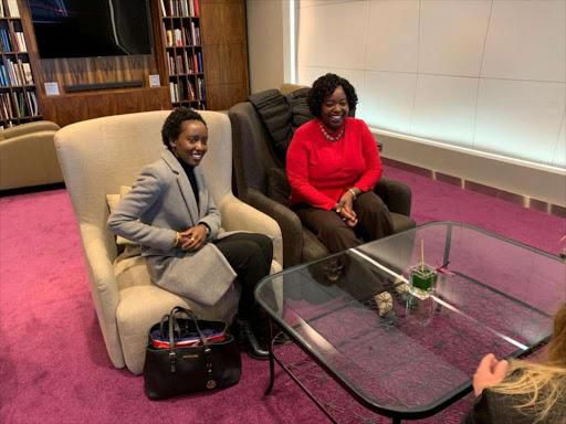 Kenya's diplomat in Poland June Ruto and Foreign Affairs Cabinet Secretary Monica Juma