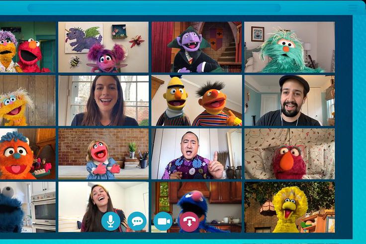 How to Get to 'Sesame Street'? These Days, It's by Video Conference