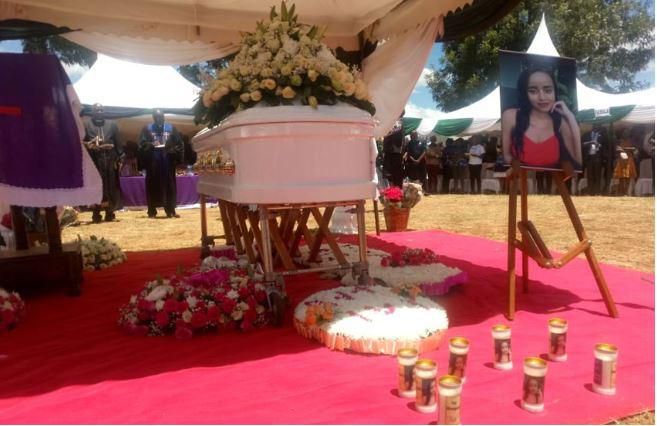 Ivy Wangechi laid to rst in Nyeri. She scored 8 straight As in KCSE