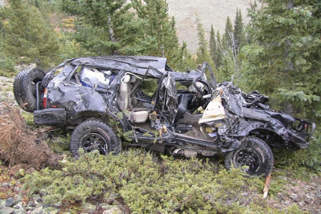 File image of a vehicle that was involved in an accident