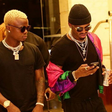 Tanzanian artistes Diamond Platnumz with Harmonize
