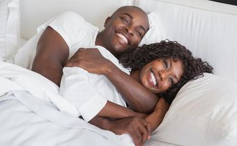 Happy couple in bed(Hillywood)