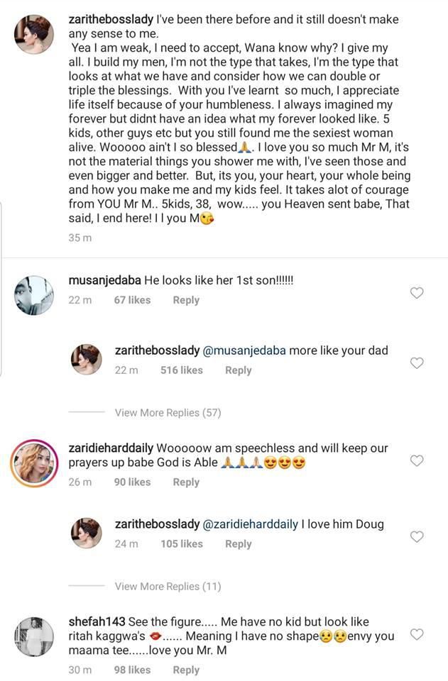 Zari Hassan response