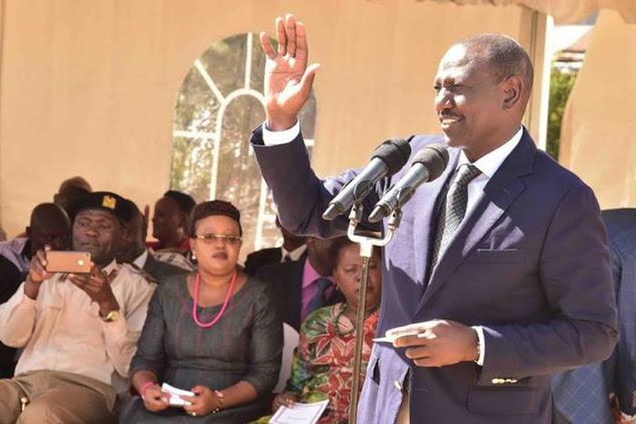 DP Ruto at a past event