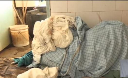 Screen grab of the mess at Kerugoya County Referral Hospital