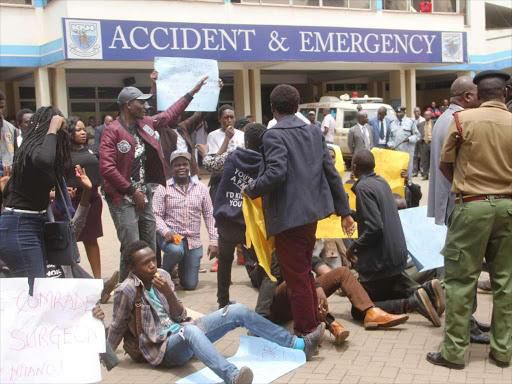 KNH Workers strike kicks off