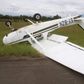 Light aircraft crash lands at the Nyaribo Airtstrip in Mweiga, Nyeri