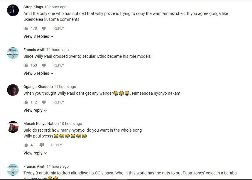 Willy Paul drops another raunchy songs Lamba Nyonyo