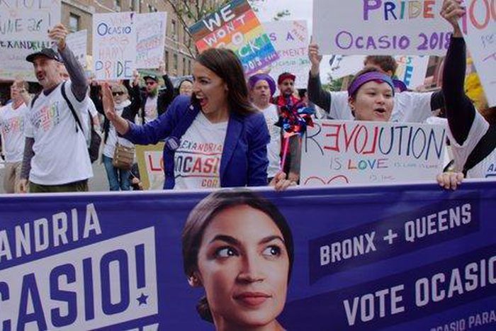 How Alexandria Ocasio-cortez's triumph, 'ugly crying' and all, was captured
