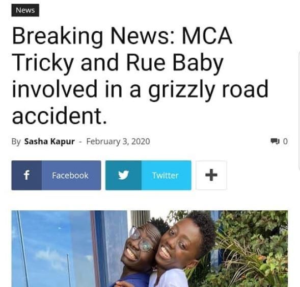 Akothee calls out bloggers for faking Rue Baby and MCA Tricky’s accident