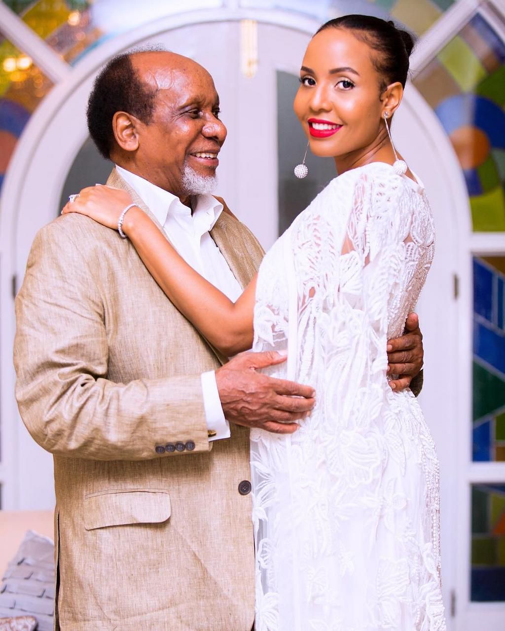 Reginald Mengi with his Wife Jacqueline Mengi