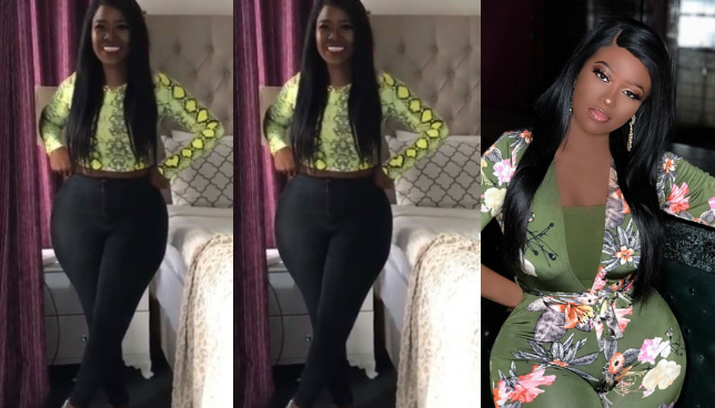 Vera Sidika back to being a dark skin