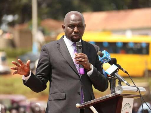 File image of Senator Kipchumba Murkomen