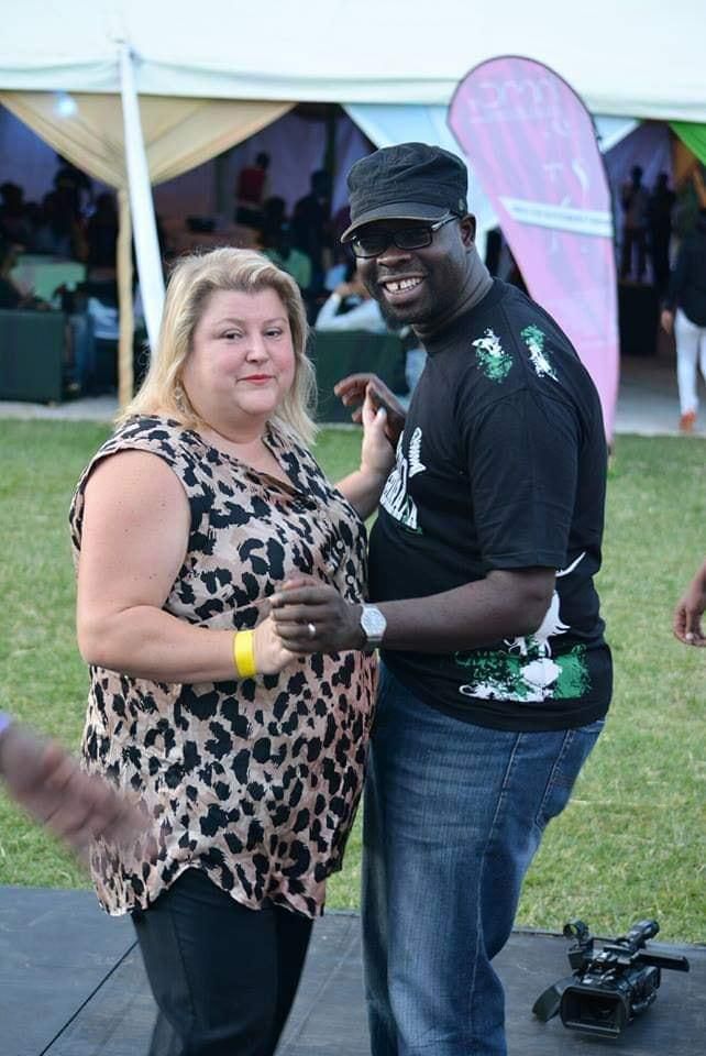 File image of Ken Okoth with Monica Okoth