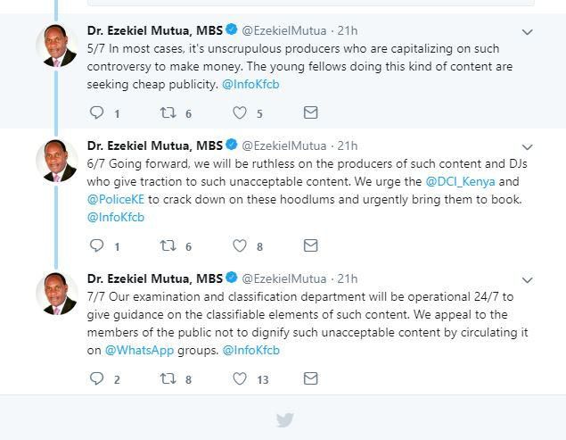 Ezekiel Mutua on Pigwa Shoka Song