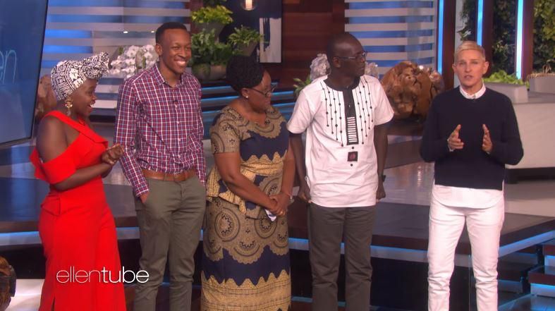 Kenyan family reunited on Ellen Kenyan show