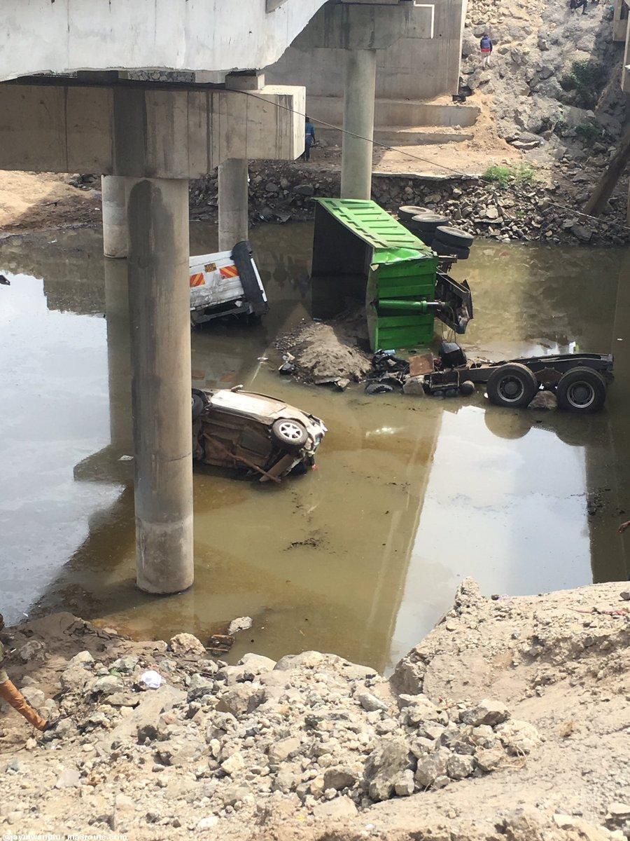 Accident on Athi river bridge (courtesy)