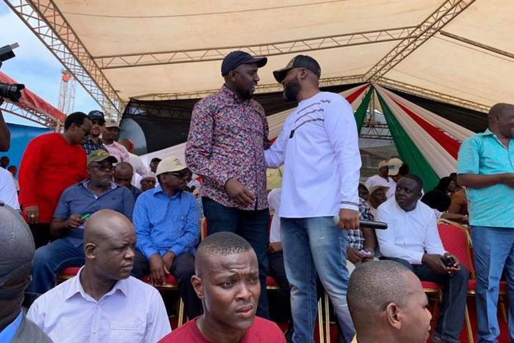 Joho, Raila steal the show in Mombasa as Tangatanga brigade given a a surprise