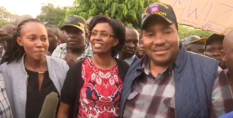 Drama as Ferdinand Waititu's lawyers challenge MCA to prove Governor is married to Kiambu First Lady Susan Ndungu